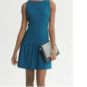 Banana Republic drop waist sleeveless dress